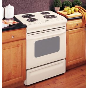 GE 30 Slide-In Electric Range with Self-Cleaning Oven|JSP39CKCC