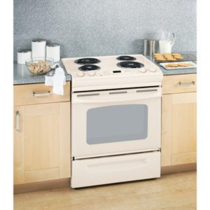 GE 30 Slide-In Electric Range with Self-Cleaning Oven|JSP39DNCC
