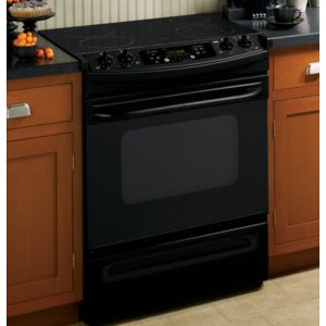 GE 30 Slide-In Electric Range with Self-Cleaning Oven|JSP42BKBB