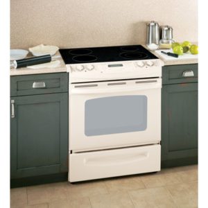 GE 30 Slide-In Electric Range with Self-Cleaning Oven|JSP42DNCC