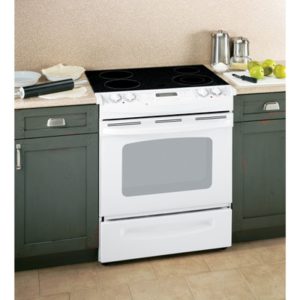 GE 30 Slide-In Electric Range with Self-Cleaning Oven|JSP42DNWW