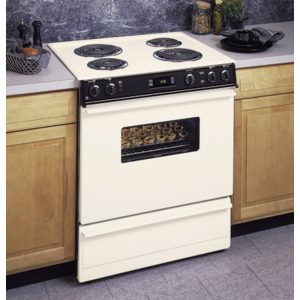 GE 30 Slide-In Electric Range with Standard Clean Oven|JSS16PDCT
