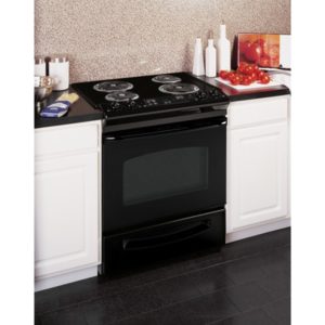 GE 30 Slide-In Electric Range with Standard Clean Oven|JSS28DNBB