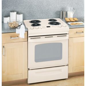 GE 30 Slide-In Electric Range with Standard Clean Oven|JSS28DNCC