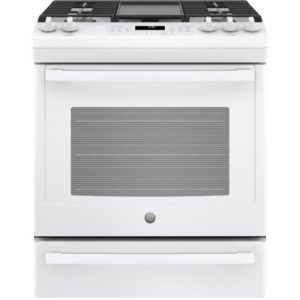 GE 30 Slide-In Front-Control Convection Gas Range|JGS760DELWW