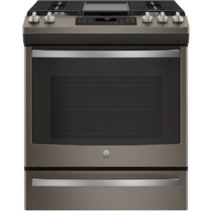 GE 30 Slide-In Front-Control Convection Gas Range|JGS760EELES