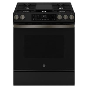 GE 30 Slide-In Front-Control Convection Gas Range with No Preheat Air Fry and EasyWash Oven Tray|GGS600AVDS