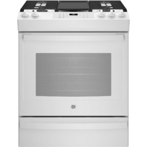 GE 30 Slide-In Front-Control Convection Gas Range with No Preheat Air Fry|JGS760DPWW
