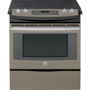 GE 30 Slide-In Front Control Electric Convection Range|JS750EFES