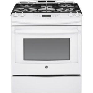 GE 30 Slide-In Front Control Gas Range|JGS650DEFWW