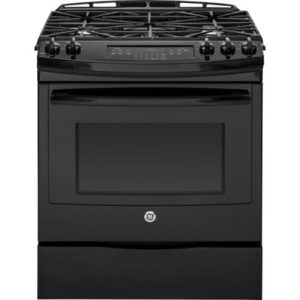 GE 30 Slide-In Front Control Gas Range|JGS750DEFBB