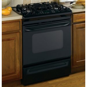GE 30 Slide-In Gas Range with Self-Cleaning Oven|JGSP28BEKBB