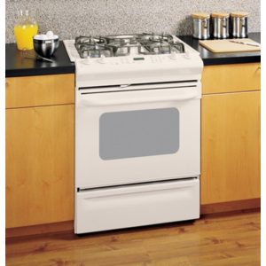 GE 30 Slide-In Gas Range with Self-Cleaning Oven|JGSP28CEKCC