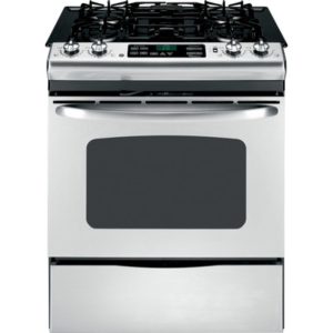 GE 30 Slide-In Gas Range with Self-Cleaning Oven|JGSP28SENSS