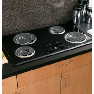 GE 36 Built-In Electric Cooktop|JP626BKBB