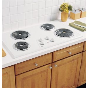 GE 36 Built-In Electric Cooktop|JP626WKWW