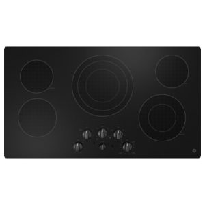 GE 36 Built-In Knob Control Electric Cooktop|JEP5036DTBB