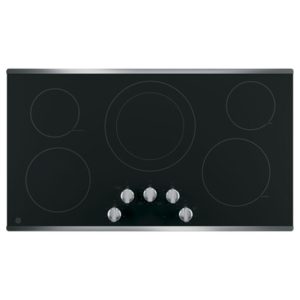 GE 36 Built-In Knob Control Electric Cooktop|JP3036SLSS