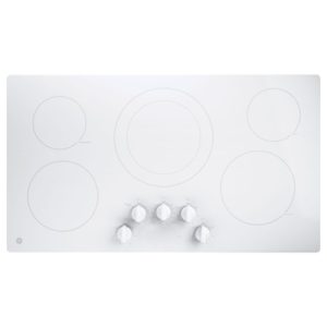 GE 36 Built-In Knob Control Electric Cooktop|JP3036TLWW