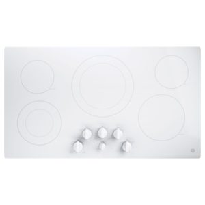 GE 36 Built-In Knob Control Electric Cooktop|JP3536TJWW