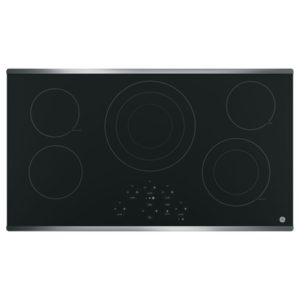 GE 36 Built-In Touch Control Electric Cooktop|JP5036SJSS