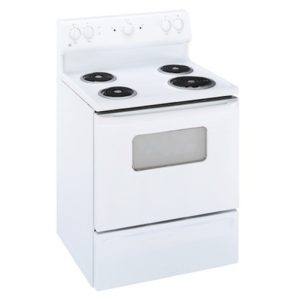 GE 5.0 Cu. Ft. Free-Standing QuickClean Electric Range|JBS07CWW