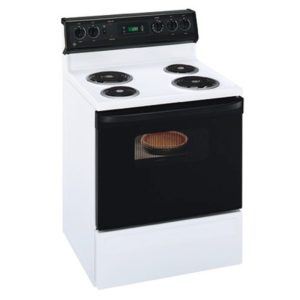 GE 5.0 Cu. Ft. Free-Standing QuickClean Electric Range|JBS27BCAD