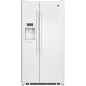 GE ENERGY STAR 21.8 Cu. Ft. Side-By-Side Refrigerator|GSE22ETHWW