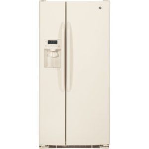 GE ENERGY STAR 23.1 Cu. Ft. Side-By-Side Refrigerator with Dispenser|GSHF3KGZCC