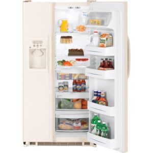 GE ENERGY STAR 25.4 Cu. Ft. Side-By-Side Refrigerator with Dispenser|GSS25KGSCC