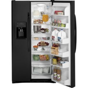 GE ENERGY STAR 25.9 Cu. Ft. Side-By-Side Refrigerator with Dispenser|GSHF6LGZBB