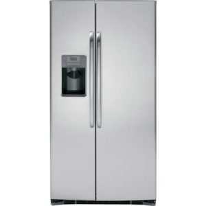 GE ENERGY STAR 25.9 Cu. Ft. Side-By-Side Refrigerator with Dispenser|GSHS6LGBSS