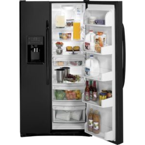 GE ENERGY STAR 25.9 Cu. Ft. Side-By-Side Refrigerator with Dispenser|LSHF6LGZBB