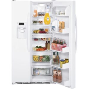 GE ENERGY STAR 25.9 Cu. Ft. Side-By-Side Refrigerator with Dispenser|LSHF6LGZWW