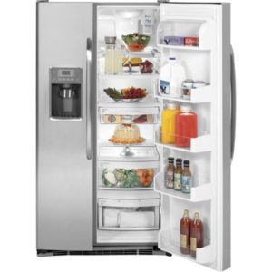 GE ENERGY STAR 25.9 Cu. Ft. Side-By-Side Refrigerator with Dispenser|LSHS6LGZSS