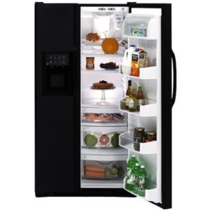 GE ENERGY STAR 26.7 Cu. Ft. Side-by-Side Refrigerator|GSS27RGPBB