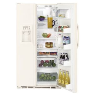 GE ENERGY STAR 26.7 Cu. Ft. Side-by-Side Refrigerator|GSS27RGPCC
