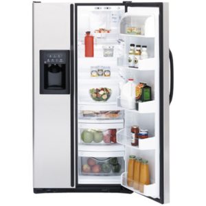 GE ENERGY STAR 26.7 Cu. Ft. Side-by-Side Refrigerator|GSS27RSPBS