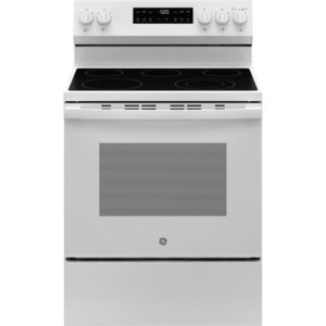 GE ENERGY STAR 30 Free-Standing Electric Range with Crisp Mode|GRF500PVWW