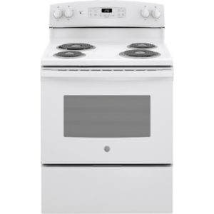 GE ENERGY STAR 30 Free-Standing Self-Clean Electric Range|JB256DMWW
