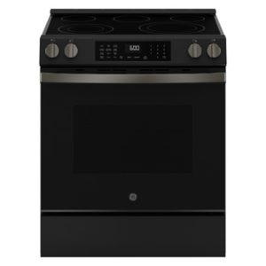 GE ENERGY STAR 30 Slide-In Electric Convection Range with No Preheat Air Fry and EasyWash Oven Tray|GRS600AVDS