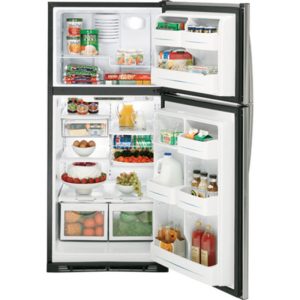 GE Profile 17.9 Cu. Ft. Stainless Top-Freezer Refrigerator|PTS18SBSSS