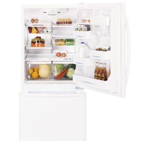 GE Profile 18.1 Cu. Ft. Bottom-Freezer Drawer Refrigerator with drawer|PDS18LBMWW