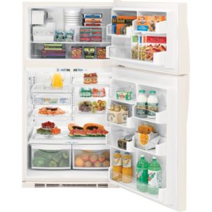GE Profile 21.7 Cu. Ft. Top-Freezer Refrigerator with Internal Dispenser|PTS22LHSCC