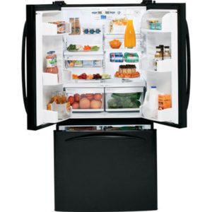GE Profile 22.2 Cu. Ft. French-Door Refrigerator with Internal Water Dispenser|PFS22MIWBB