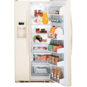 GE Profile 23.1 Cu. Ft. Side-by-Side Refrigerator|PSSF3RGXCC