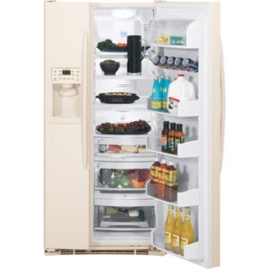 GE Profile 23.12 Cu. Ft. Side-by-Side Refrigerator|PSF23MGWCC