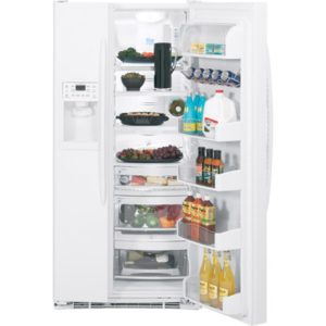 GE Profile 23.12 Cu. Ft. Side-by-Side Refrigerator|PSF23MGWWW