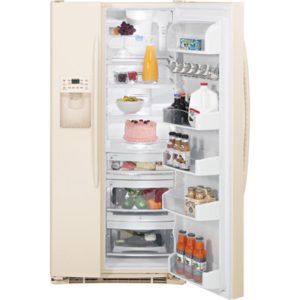 GE Profile 25.6 Cu. Ft. Side-by-Side Refrigerator|PSF26MGWCC