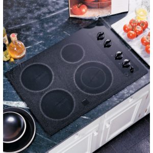 GE Profile 30 Built-In CleanDesign Electric Cooktop|JP350BCBB